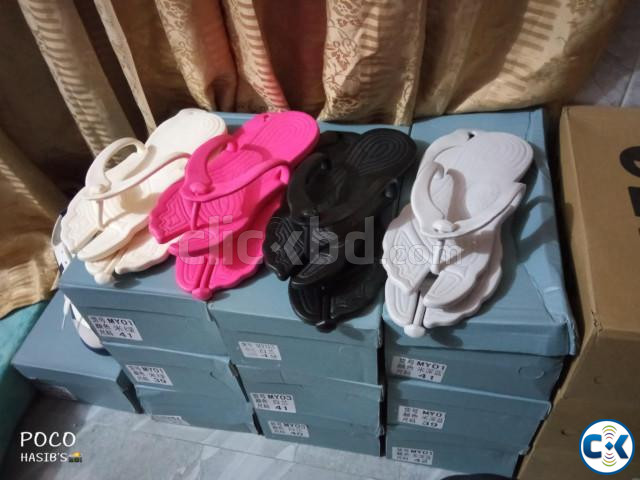 Foldable Soft Travel Slippers Lightweight Portable Desig large image 1