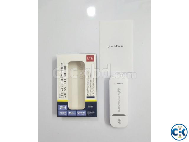 LTE 3 in 1 Wireless 4G USB MODEM with Wi-Fi HotSpot large image 1