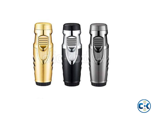 AR173 Jet Flame Metal Body Lighter Visible Fuel large image 2