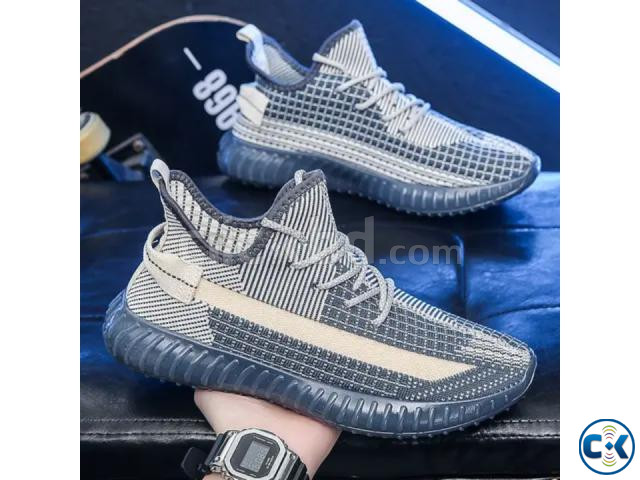 Men s Stylish Breathable Knit Sneakers large image 2