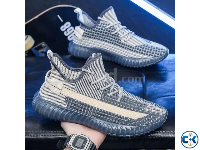 Men s Stylish Breathable Knit Sneakers large image 3