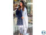 Soft Cotton Embroidery Three Piece