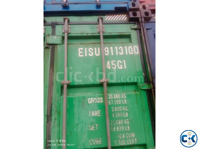 20 40 feet office empty shipping container sale in BD large image 1