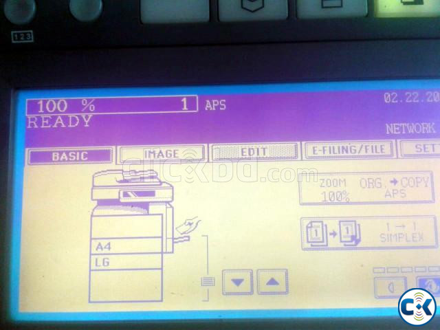 Running Toshiba E Studio 453 Photocopy Machine large image 2