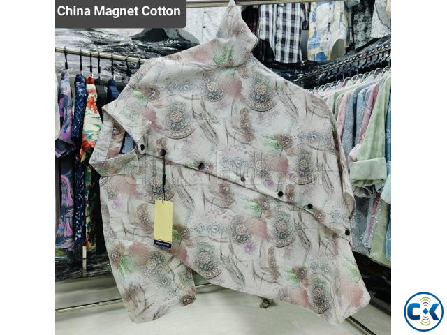 China Magnet Cotton Half Sleeve Shirt large image 3