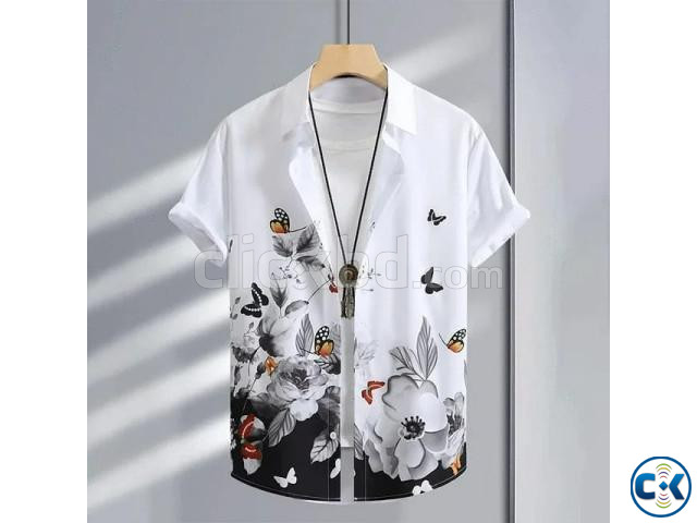 Half Sleeve Cotton Shirt For Men large image 0