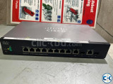 Cisco SG350-10 10-Port Gigabit Managed Switch SG35010K9NA.