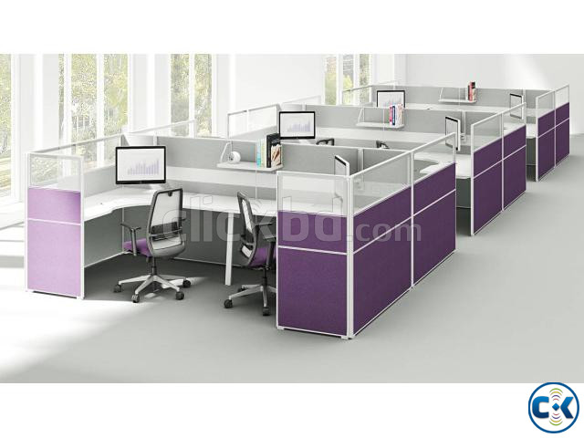 Office Desk Office Fabric Partition BD large image 2
