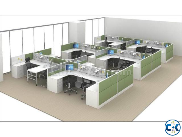 Office Desk Office Fabric Partition BD large image 3