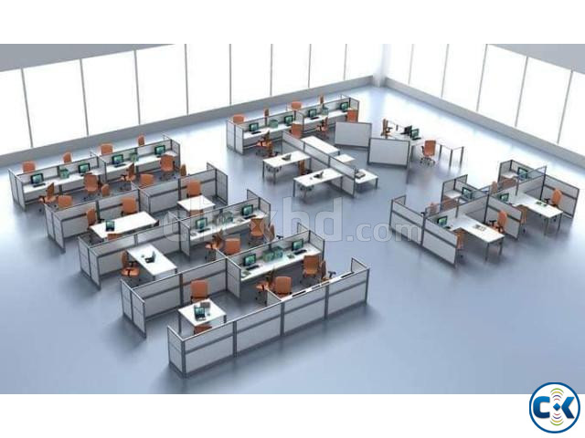 Office Desk Office Fabric Partition BD large image 4