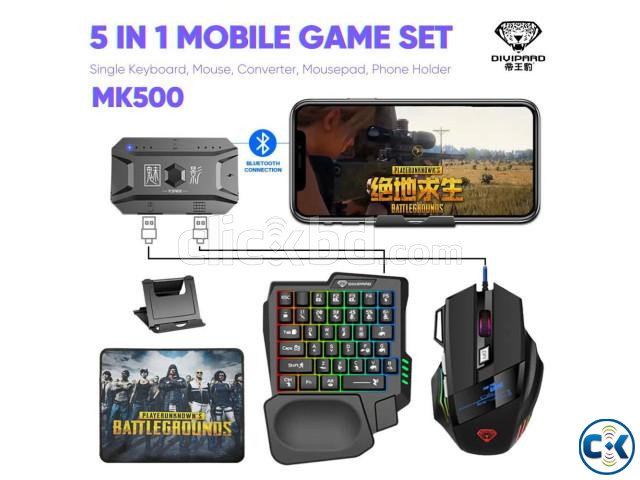 MK500 5in1 Gaming Combo Keyboard Mouse large image 1