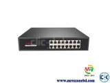 ONV-H1016PLS 16-Port PoE Switch with 2 Gigabit Uplink