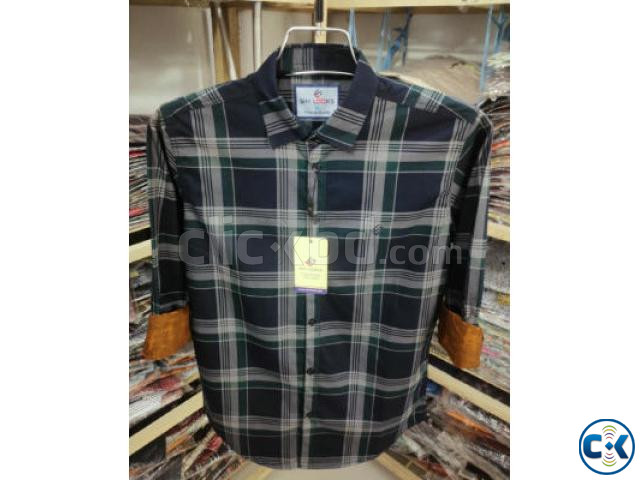 Premium Quality Garments Cotton full Sleeve Check Shirt large image 3