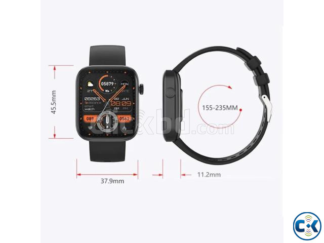 Colmi P71 Bluetooth Call Smartwatch Black large image 4
