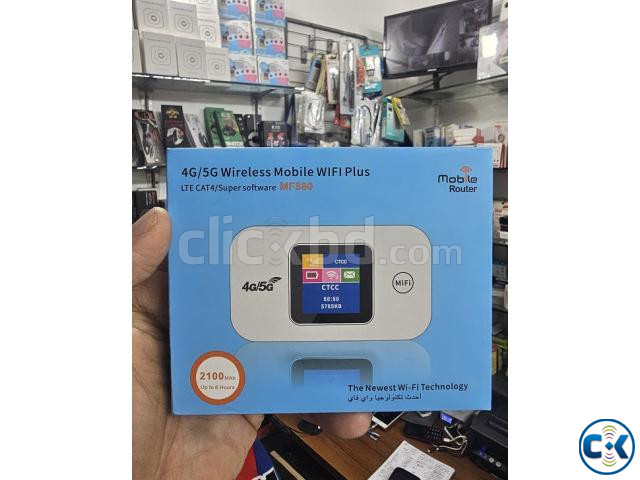 MF880 4G WiFi Pocket Router 2100mAh LED Display large image 0