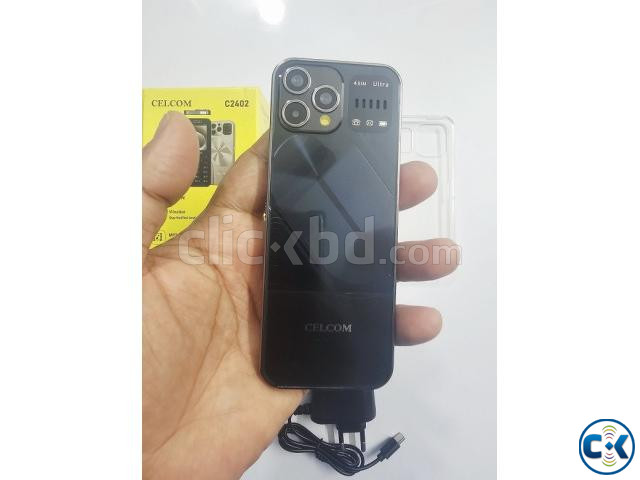 Celcom C2402 Button Phone Four Sim Black large image 2