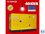 Ricardo 40kva Brand New Diesel Generator