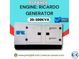 Original Ricardo 62.5KVA Diesel Generator Price in BD