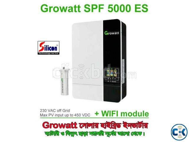 5KW 48V GROWATT SOLAR HYBRID INVERTER PACKAGE large image 0