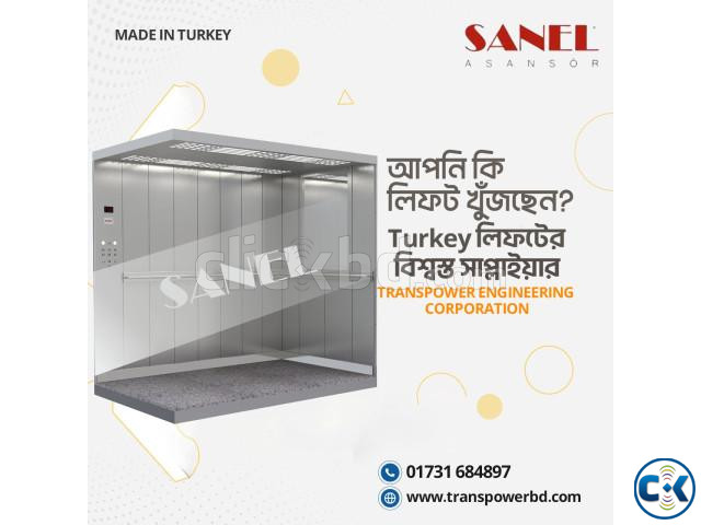 Sanel 2000 Kg Passenger Elevator Brand Sanel-Turkey  large image 1