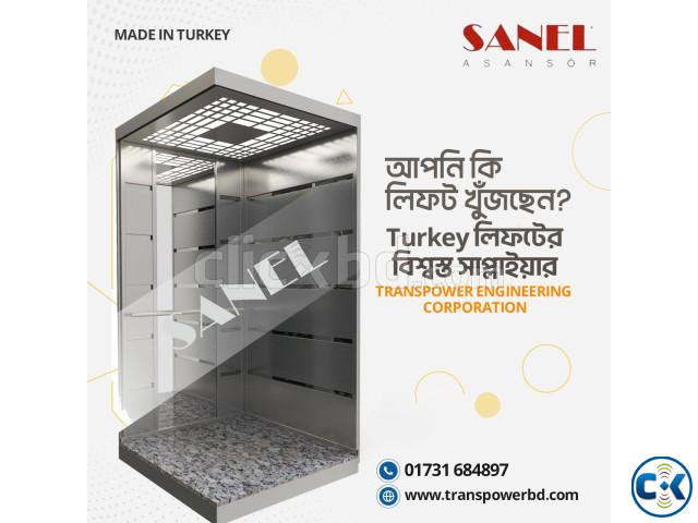 Sanel 1000 Kg Passenger Elevator Brand Sanel-Turkey  large image 0