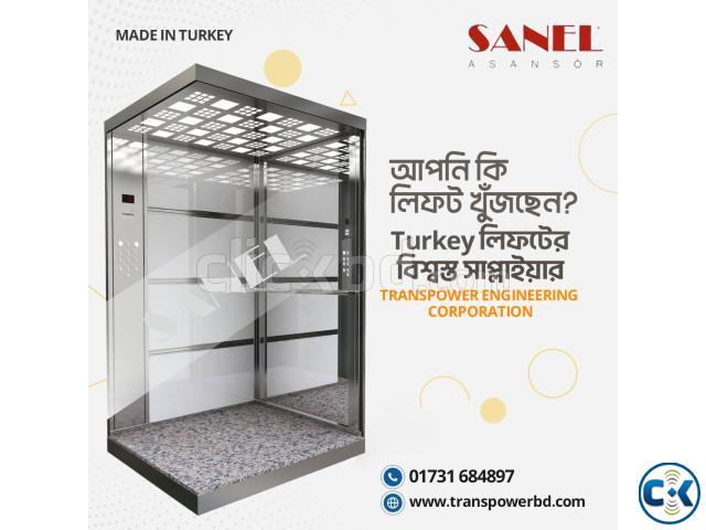 Sanel 1000 Kg Passenger Elevator Brand Sanel-Turkey  large image 1