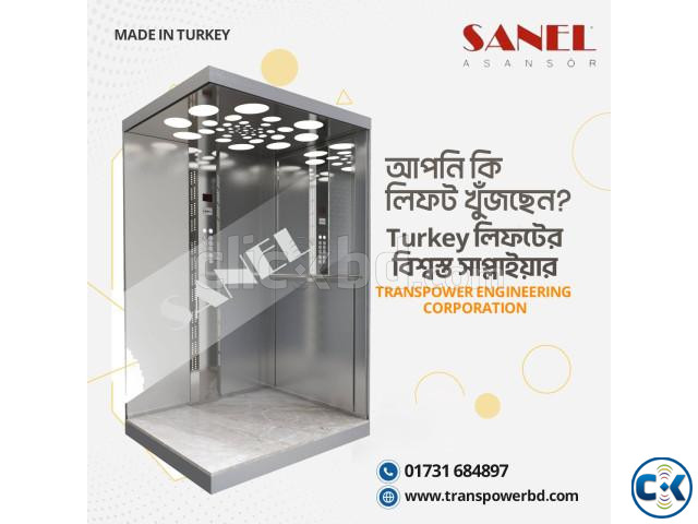 Sanel 800 Kg Passenger Elevator Brand Sanel-Turkey  large image 4