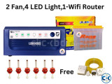 2-Fan 4-Light Combo Package Home IPS UPS