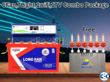 6Fan 7Light 1TV Combo Package Home IPS UPS Inverter