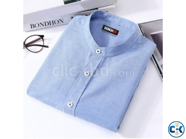 Men s Solid Colour Cotton Full sleeve Shirt large image 2