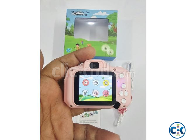 X28 Kids Dual Lens Digital Camera With Case Pink large image 3