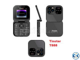 Tinstar T888 Folding Flip Phone Dual Sim Black