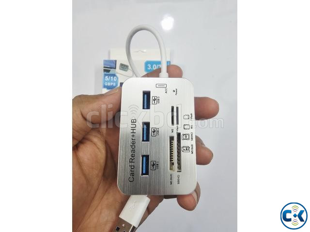 7 in 1 USB Hub With Card Reader Combo Kit USB 3.0 large image 2