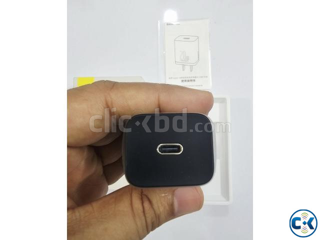Baseus Super Si Quick Charger 20W Adapter With ip Cable large image 1