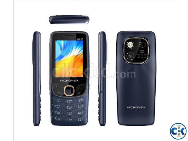 Micronex MX-57 Win Phone Metal Body Black large image 0