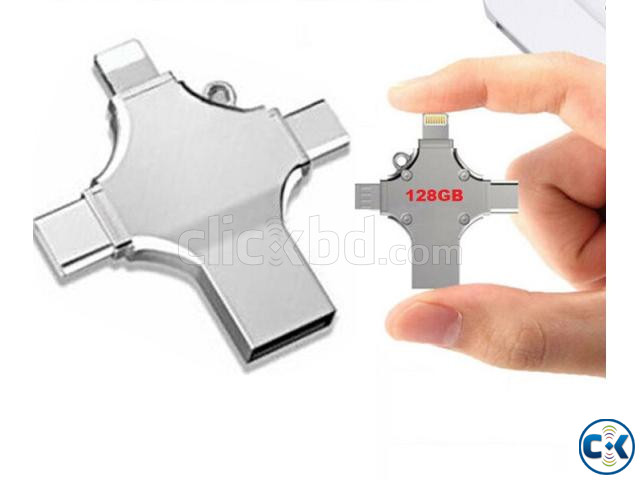 128GB ALL in 1 OTG Flash Drive Pen Drive large image 4
