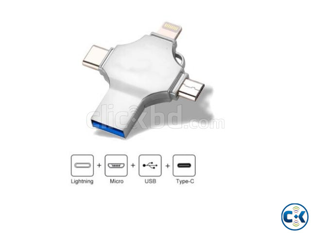 4 In 1 Flash Drive 32GB Metal Body large image 3