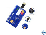Credit Card Shape Slim 64GB USB Flash Drive