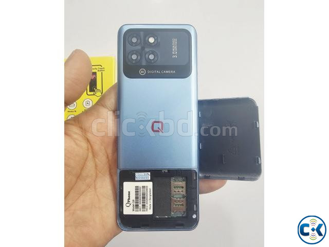 Qphone Q9 Touch Button Phone Blue large image 2