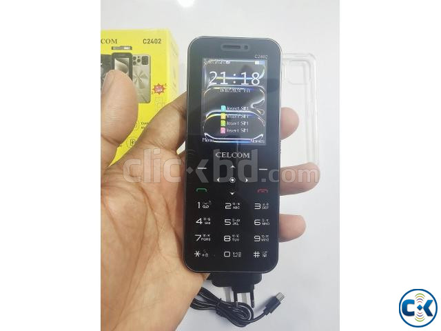Celcom C2402 Button Phone Four Sim Black large image 3