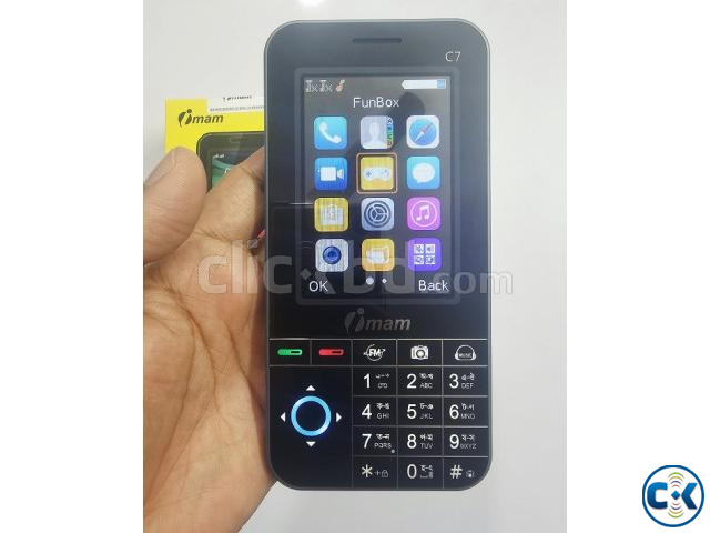 imam C7 Vista Button Phone 3.5 inch Display Gray large image 2
