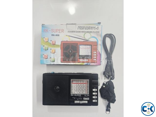 RK Super 8 Band 908 Bluetooth FM Radio large image 1