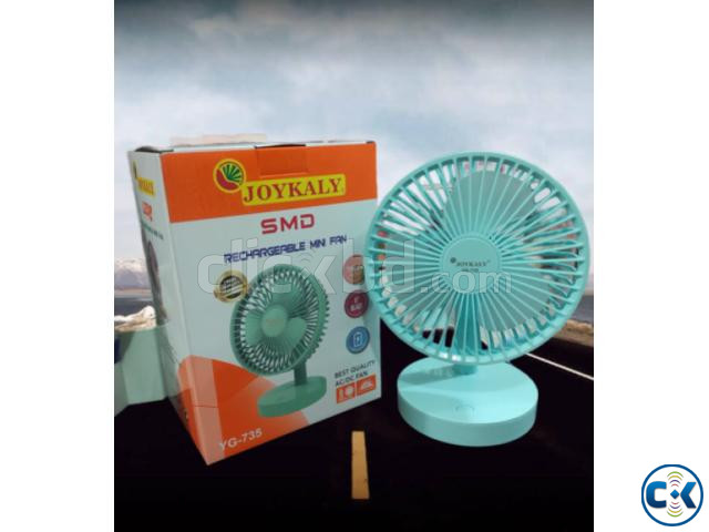 Rechargeable Multiple Modes Portable Desk Table Fan large image 2