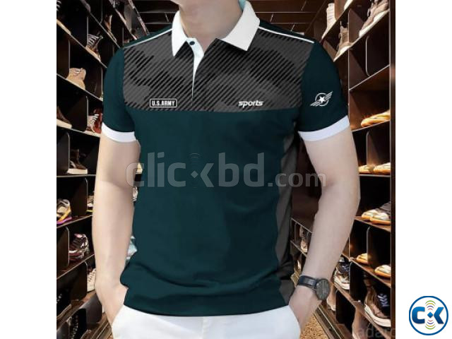 Stylish Half Sleeve Polo Shirt large image 3