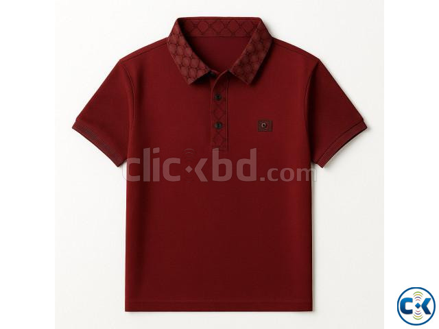 Stylish Half Sleeve Polo Shirt large image 2