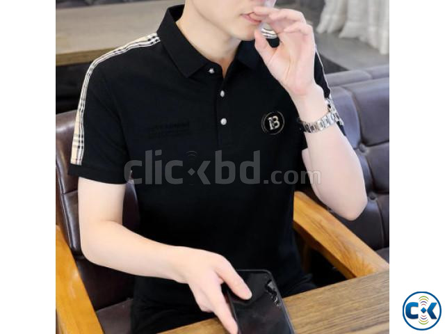 Stylish Half Sleeve Polo Shirt for man large image 1