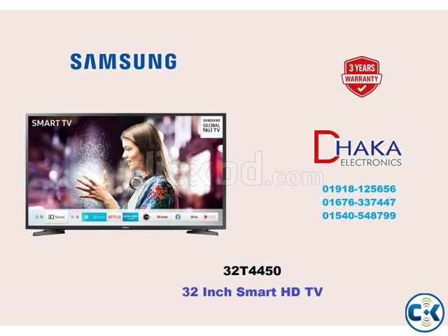 Samsung 32 inch T4450 HD Smart TV Official large image 1