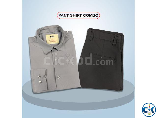 Premium Shirt Pant Combo Formal Casual Light Green D large image 4