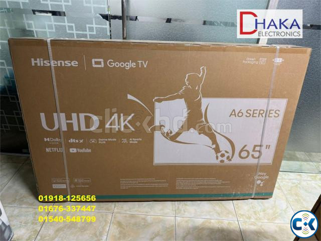 Hisense 65A6N 65 inch UHD 4K Google TV Price BD Official large image 0
