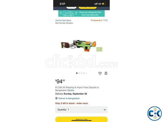 Nerf Zombie Strike Slingfire large image 2